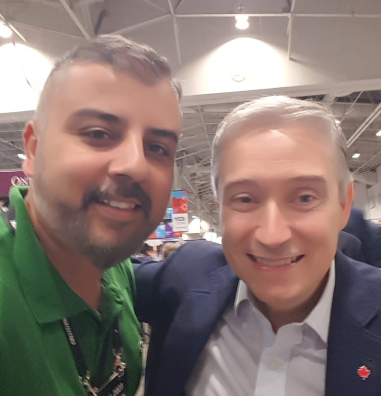 With Hon. François-Philippe Champagne Minister of Innovation, Science and Industry of Canada--